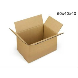 SCATOLA CARTONE 2 ONDE CM 60x40x40
