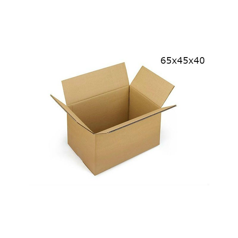 SCATOLA CARTONE 2 ONDE CM 65x45x40