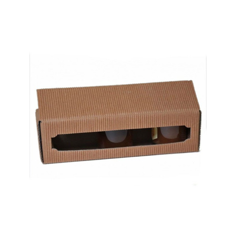SCATOLA BARATTOLI MIELE 4 VASI GR 50 AVANA