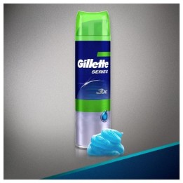 SCHIUMA DA BARBA GILLETTE GEL 200 ml PELLI SENSIBILI